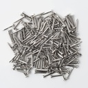 1200pcs Hardware Nails, 1/2'' × 18 Ga Nickel Plated Hanging Nails, Flat Head Nails, Wall Nails for Hanging, Finishing Nails, Tiny Nails, Small Nails (1/2 in)