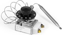 60125401 Deep Fryer Thermostat with Knob Switch, Millivolt Thermostat RX-1-36, 1/4" Mpt Stuff Box Compatible with Pitco 60124501, Imperial 1175, American Range 11113 A50400, Royal Range 3113, 200-400F
