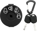 Ignition Switch with Key 4-Position 7-Terminals for Cub Cadet Husqvarna Craftsman John Deere MTD AYP Delta Stratton Gernerac Lawn Mower Replace 532175566 175566 YTH1542XP 925-04227B 925-1741 GY20074
