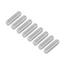 uxcell 8Pcs Fully Threaded Rod, M6 x 20mm 304 Stainless Steel Right Hand Thread Bar Studs M6-1 Thread Pitch for Furniture Machinery Assembly