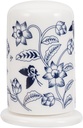 Cabilock Ceramic Toothpick Holder with Lid, Blue and White Floral Design, Toothpick Dispenser for Home, Kitchen, Dining Table, 2.75 X 1.96 Inches, Food Safe