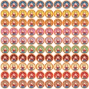 Crave Beverages Flavored Coffee Pods Sampler, Compatible with 2.0 K-Cup Brewers, Assorted Variety Pack, 100 Count